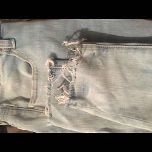 American Eagle super stretch ripped jeans